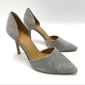 J.Crew Factory Lana suede D’Orsay  pumps size 8